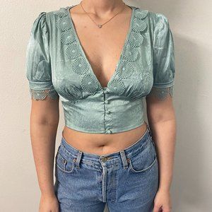 Barely Worn Nasty Gal Lace Top